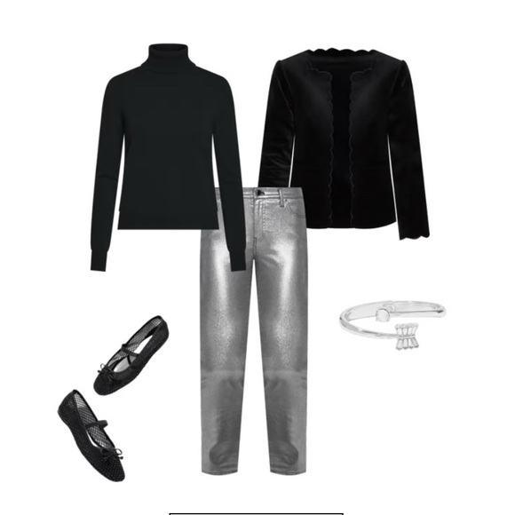 Talbots 100 Cashmere Classic Black Turtleneck Sweater - Picture 2 of 13